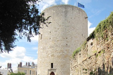 Vue du donjon ©Médiéval AFDP