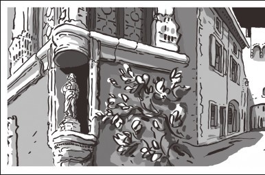 Illustration de Rochemaure  ©T. Guyon-Médiéval AFDP