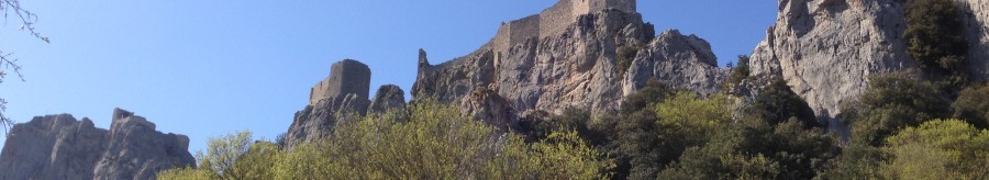 Château cathare de Peyrepertuse - Village de Duilhac