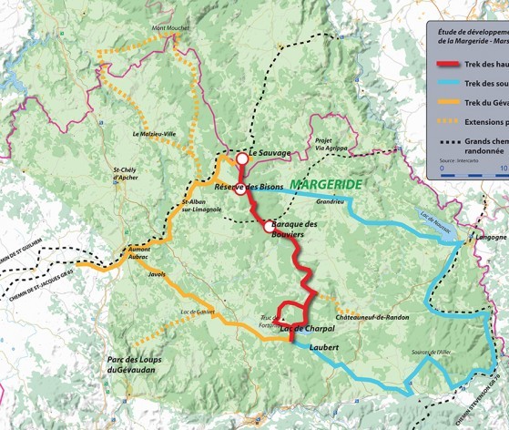 Carte générale du projet © Médiéval AFDP