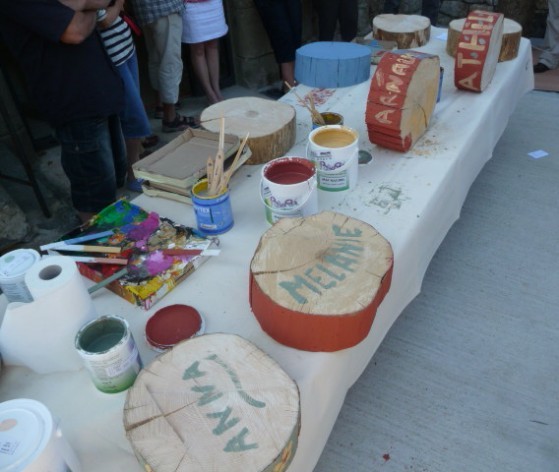 Atelier peinture © Médiéval AFDP