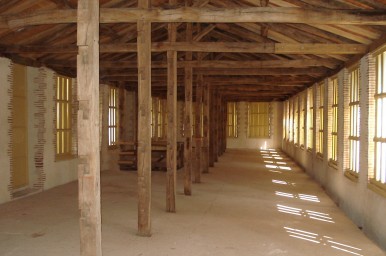 Vue intérieure du séchoir  © Médiéval AFDP