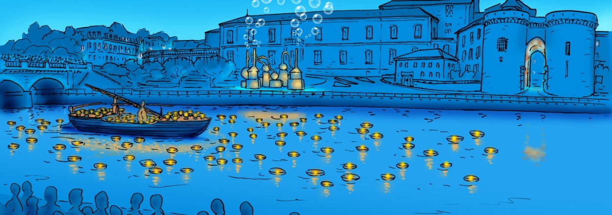 Parcours lumière de la ville de Cognac